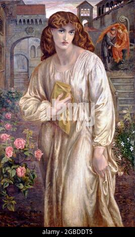 Anrede von Beatrice von Gabriel Dante Rossetti (1828-1882), Öl auf Leinwand, 1880-82 Stockfoto