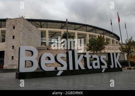 Türkei. November 2017. Außenfoto des Vodafone Park, einer großen Sportarena und eines großen Museums, Istanbul, Türkei, 15. November 2017. (Foto: Smith Collection/Gado/Sipa USA) Quelle: SIPA USA/Alamy Live News Stockfoto