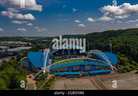 Huddersfield Town AFC Luftdrohne Foto aus dem Air John Smith Stadium West Yorkshire Stockfoto