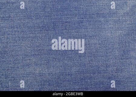 Hintergrund mit blauer Denim-Textur Stockfoto