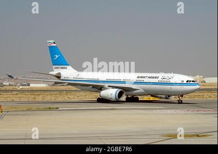 Kuwait Airways (ist die nationale Fluggesellschaft von Kuwait), Airbus A330-200 Stockfoto