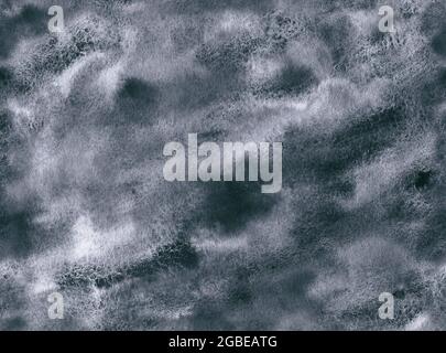 Von Hand bemalt Tinte abstrakte nahtlose Hintergrund. Stockfoto