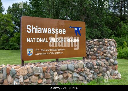 Shiawassee Flats National Wildlife Refuge, Sommer, Saginaw County, Michigan, USA, Von James D. Coppinger/Dembinsky Photo Assoc Stockfoto