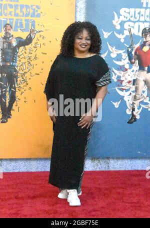 Los Angeles, Kalifornien, USA 2. August 2021 Präsident von Warner Bros. Global Brands and Experience Pam Lifford nimmt an der Warner Bros.-Premiere von „The Suicide Squad“ im Regency Village Theatre am 2. August 2021 in Los Angeles, Kalifornien, USA Teil. Foto von Barry King/Alamy Stockfoto Stockfoto