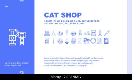 Telearbeit Vom Home Landing Header Vector Stock Vektor