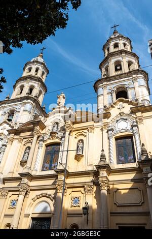 Die Kirche San Pedro Gonzalez Telmo (auch bekannt als Nuestra Señora de Belén, Unsere Liebe Frau von Bethlehem) in San Telmo, Buenos Aires, Argentinien Stockfoto