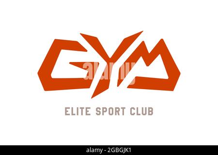 Vektorschriftzug für Fitnessstudios Stock Vektor