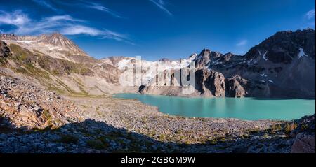 Glacier Lake in den Rocky Mountains Stockfoto