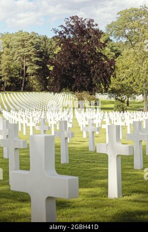 Amerikanischer Friedhof in Saint-Avold in Frankreich Stockfoto