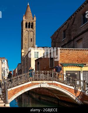 Santa Maria Gloriosa Dei Frari In Venedig Stockfoto