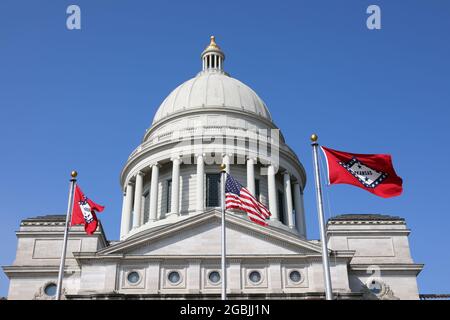 Geographie / Reisen, USA, Arkansas, Little Rock, State Capitol, Little Rock, Arkansas, ADDITIONAL-RIGHTS-CLEARANCE-INFO-NOT-AVAILABLE Stockfoto