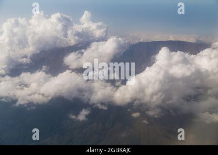 Tambora Vulkan im Sumbawa Insland, Indonesien Stockfoto