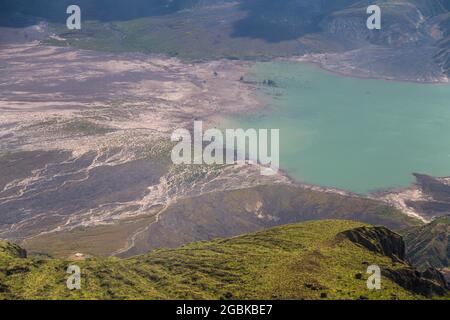 Tambora Vulkan im Sumbawa Insland, Indonesien Stockfoto