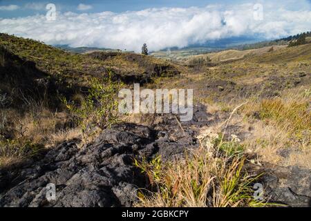 Tambora Vulkan im Sumbawa Insland, Indonesien Stockfoto