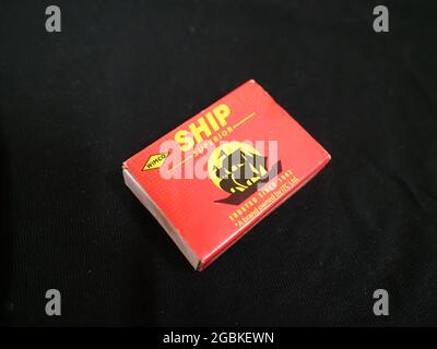 Indische Sicherheit entspricht Box of Safety Stockfoto