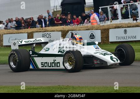 Karun Chandhok, Williams-Cosworth FW08, Grand Prix-Größen, die Maestros - Motorsport's Great All-Rounders, Goodwood Festival of Speed, Goodwood House, Stockfoto