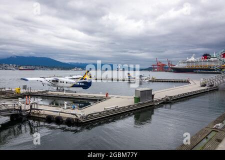 Vancouver Harbour Flight Centre Passagier-Wasserflugzeug-Terminal Vancouver Harbour Vancouver British Columbia Stockfoto