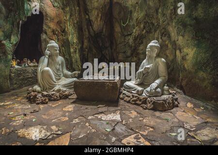 Huyen Khong Höhle mit Schreinen, Marmorbergen. Danang, Vietnam Stockfoto