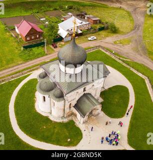 Luftaufnahme der St. George Cathedral Kathedrale in St. George Stockfoto