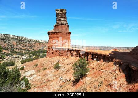 Geographie / Reisen, USA, Texas, Amarillo, Leuchtturm zaubern, Palo Duro Canyon, für Amarillo, Texas, ZUSÄTZLICHE-RIGHTS-CLEARANCE-INFO-NOT-AVAILABLE Stockfoto