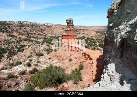 Geographie / Reisen, USA, Texas, Amarillo, Leuchtturm zaubern, Palo Duro Canyon, für Amarillo, Texas, ZUSÄTZLICHE-RIGHTS-CLEARANCE-INFO-NOT-AVAILABLE Stockfoto