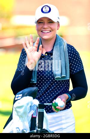 Tokio, Kanto, Japan. August 2021. Finnlands Golf für Frauen (Foto: © Scott Mc Kiernan/ZUMA Press Wire) Stockfoto