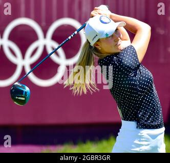 Tokio, Kanto, Japan. August 2021. Finnlands Golf für Frauen (Foto: © Scott Mc Kiernan/ZUMA Press Wire) Stockfoto