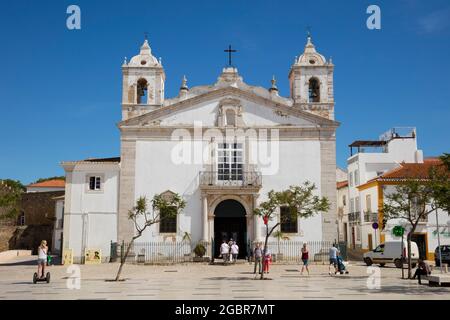 Geographie / Reisen, Portugal, Algarve, Lagos, Kirche Santa Maria, ADDITIONAL-RIGHTS-CLEARANCE-INFO-NOT-AVAILABLE Stockfoto