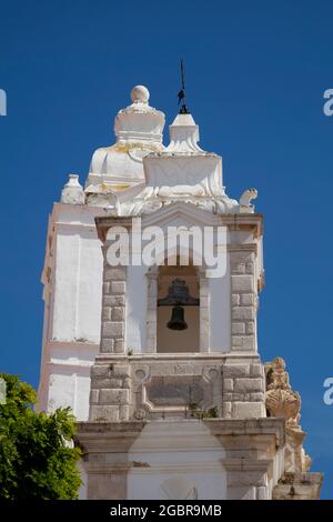 Geographie / Reisen, Portugal, Algarve, Lagos, Kirche Santo Antonio, GLOCKENTURM, ZUSÄTZLICHE-RIGHTS-CLEARANCE-INFO-NOT-AVAILABLE Stockfoto