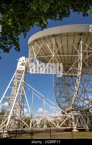 Großbritannien, England, Kechsen, Goostrey, University of Manchester, Jodrell Bank, das Lovell Radio Telescope Stockfoto