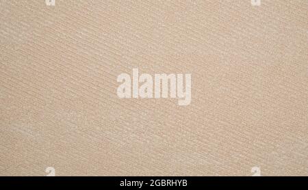 Beige Grunge Stoff Textur Hintergrund. Stockfoto