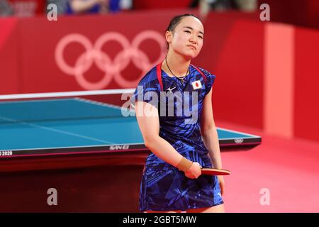Tokio, Japan. August 2021. Tokio, Japan. 6. August 2021: Tokio, Japan. 6. August 2021: Tokio, Japan. 5. August 2021: Tokio, Japan. August 2021. Mima Ito (JPN) Tischtennis: Finale der Frauen-Teams während der Olympischen Spiele 2020 in Tokio am Tokyo Metropolitan Gymnasium in Tokio, Japan. Kredit: YUTAKA/AFLO SPORT/Alamy Live Nachrichten Gutschrift: Aflo Co. Ltd./Alamy Live Nachrichten Stockfoto