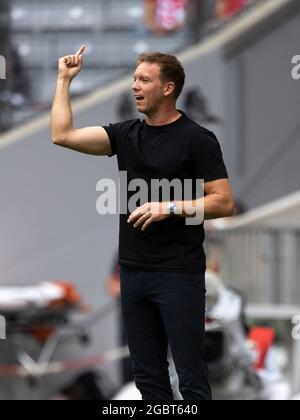 München, ALLIANZARENA, Deutschland. Juli 2021. Bayern-Trainer Julian NAGELSMANN. Fußball, FC Bayern München (M) - SSC Napoli (NEA), Vorbereitungsspiel für die Saison 2021-2022, am 31. Juli 2021 in München, ALLIANZARENA, Deutschland. ¬ Credit: dpa/Alamy Live News Stockfoto