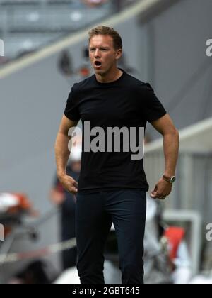 München, ALLIANZARENA, Deutschland. Juli 2021. Bayern-Trainer Julian NAGELSMANN. Fußball, FC Bayern München (M) - SSC Napoli (NEA), Vorbereitungsspiel für die Saison 2021-2022, am 31. Juli 2021 in München, ALLIANZARENA, Deutschland. ¬ Credit: dpa/Alamy Live News Stockfoto