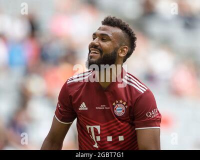 München, ALLIANZARENA, Deutschland. Juli 2021. Eric Maxim CHOUPO-MOTING (# 13, M). Fußball, FC Bayern München (M) - SSC Napoli (NEA), Vorbereitungsspiel für die Saison 2021-2022, am 31. Juli 2021 in München, ALLIANZARENA, Deutschland. ¬ Credit: dpa/Alamy Live News Stockfoto