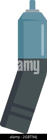 Symbol für die Komponente der Tattoo-Maschine. Flache Abbildung der Tattoo Maschine Komponente Vektor-Symbol auf weißem Hintergrund isoliert Stock Vektor