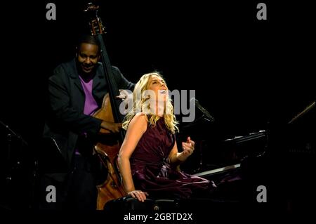Mailand Italien 2009-11-16 : Diana Krall Live-Konzert im Arcimboldi Theater Stockfoto