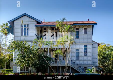 Casa de Ferro, auch bekannt als das Eisenhaus in der Stadt Maputo in Mosambik. Stockfoto