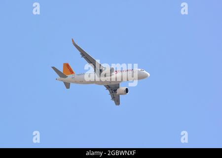 Pegasus Airlines (ist eine türkische Low-Cost-Fluggesellschaft), Airbus A320-251 Stockfoto