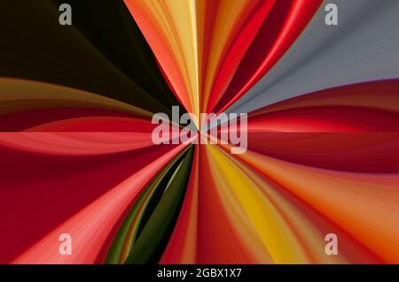Abstrakt Rot, Braun, Gelb und Grün vertikale Linien Hintergrund Stockfoto