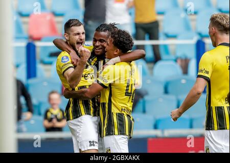 ARNHEM, NIEDERLANDE - 5. AUGUST: Während des Qualifikationsspiels der UEFA Europa Conference League zwischen Vitesse und dem FC Dundalk in Gelredome am 5. August 2021 in Arnhem, Niederlande (Foto: Broer van den Boom/Orange Picts) Stockfoto