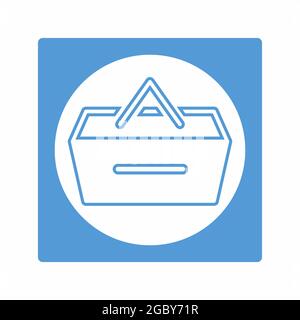 Vektor-Grafik von Lunch Basket - White Moon Style Stock Vektor