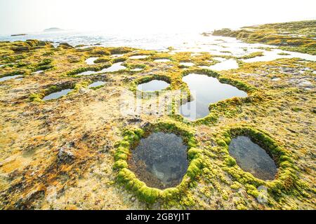 Schöne Höhle mit Felsen in Ninh Thuan Provinz Südvietnam Stockfoto