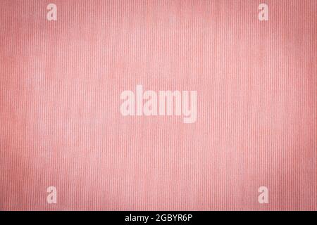Orange und rosa Farbtextur aus Stoff aus einem textilen Material für abstrakte Tapete Hintergrund Stockfoto