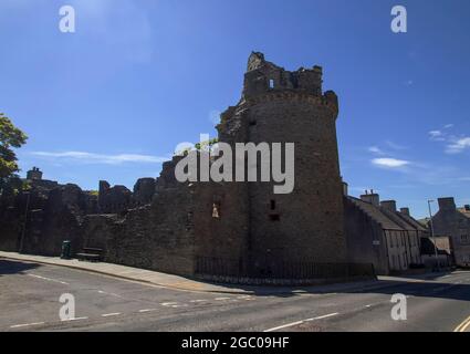 Die Überreste der alten Bischofs- und Earls Palaces in Kirkwall, Orkney, Schottland, Großbritannien Stockfoto