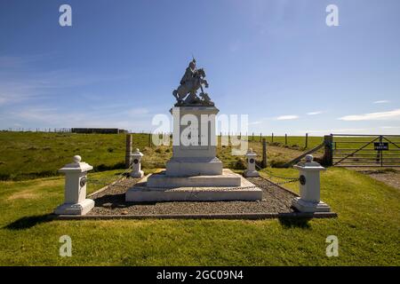 Die italienische Kapelle wurde von Kriegsgefangenen auf Orkney in Schottland, Großbritannien, errichtet Stockfoto