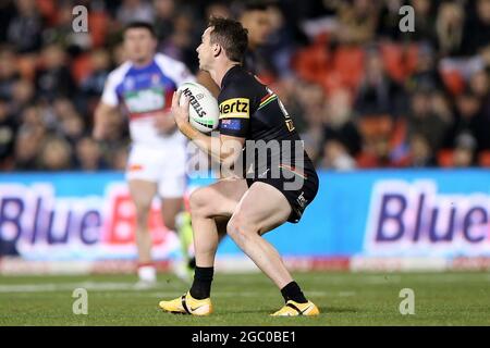 SYDNEY, AUSTRALIEN - 22. APRIL: Dylan Edwards von den Panthers während des NRL-Spiels der Penrith Panthers und Newcastle Knights im BlueBet Stadium am 22. April 2021 in Sydney, Australien. Quelle: Kevin Manning/Speed Media/Alamy Live News Stockfoto