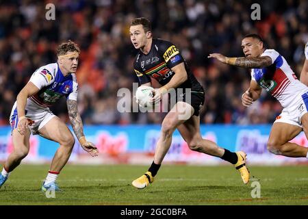 SYDNEY, AUSTRALIEN - 22. APRIL: Dylan Edwards von den Panthers während des NRL-Spiels der Penrith Panthers und Newcastle Knights im BlueBet Stadium am 22. April 2021 in Sydney, Australien. Quelle: Kevin Manning/Speed Media/Alamy Live News Stockfoto