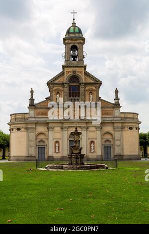 Altes Heiligtum der Madonna Dei Campi in Stezzano , Provinz Bergamo , Italien Stockfoto