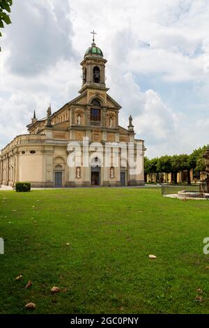 Altes Heiligtum der Madonna Dei Campi in Stezzano , Provinz Bergamo , Italien Stockfoto